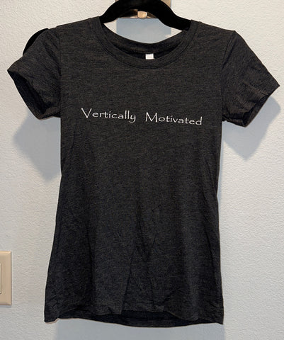 Vertically Motivated Ladies Tri-Blend T-Shirt - SMALL